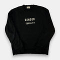 Acne Studios Gender Equality Black Sweatshirt Casey Gender PAW15