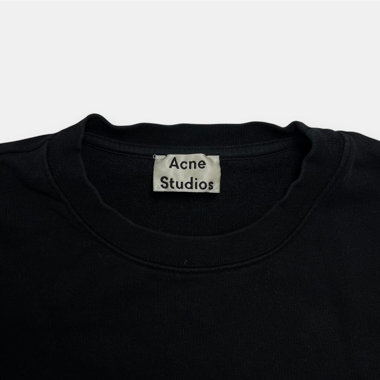 Acne Studios Gender Equality Black Sweatshirt Casey Gender PAW15