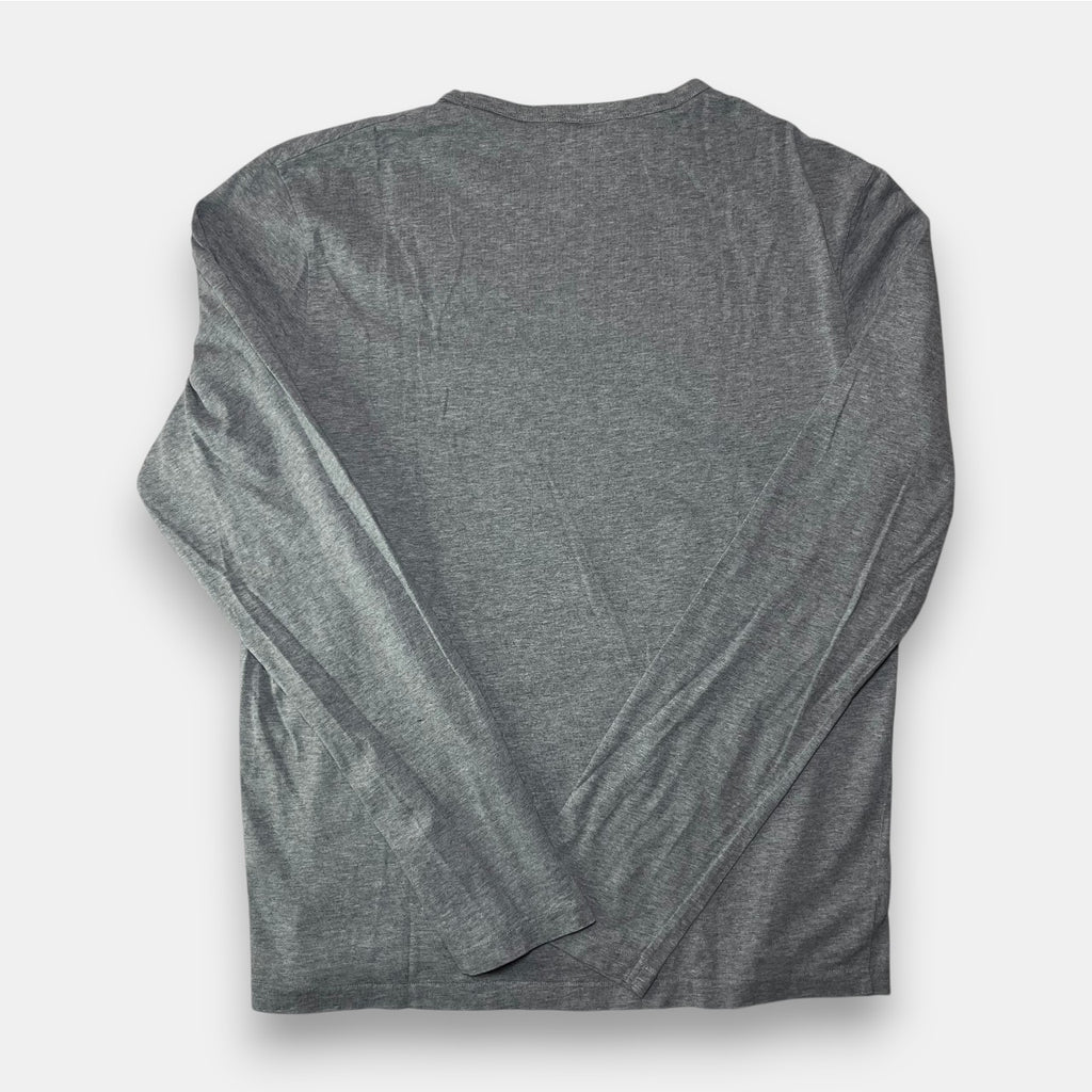 Acne Studios Tage Face Gray Long Sleeve