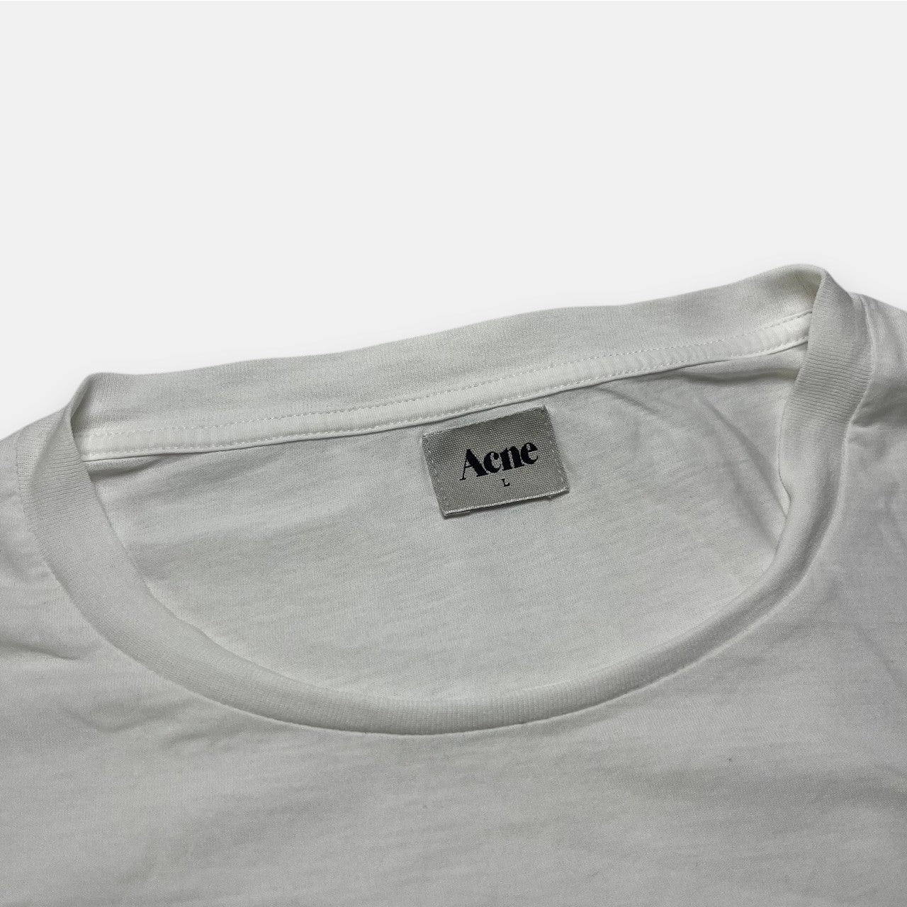 Acne T-Shirt White with Artwork