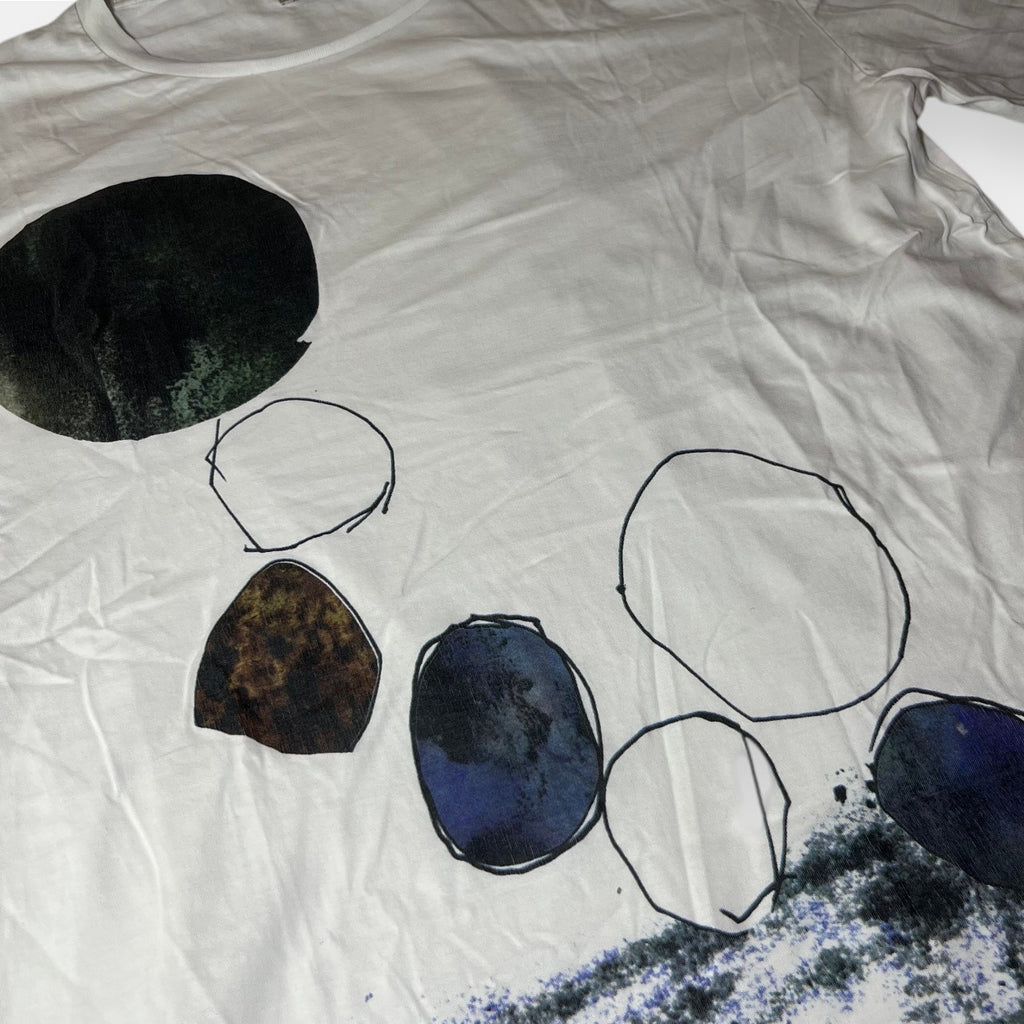 Acne T-Shirt White with Artwork