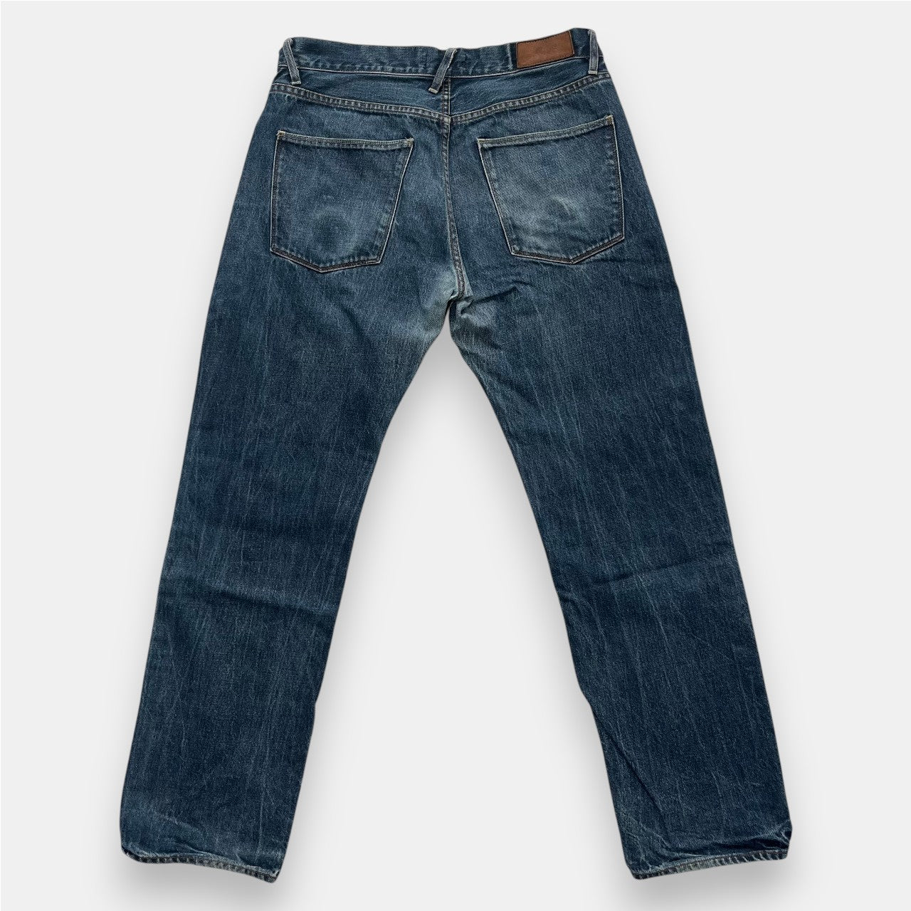 Acne “Moc Raw” Straight Leg Raw Denim Jeans (34/32)
