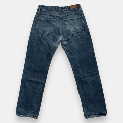 Acne “Moc Raw” Straight Leg Raw Denim Jeans (34/32)