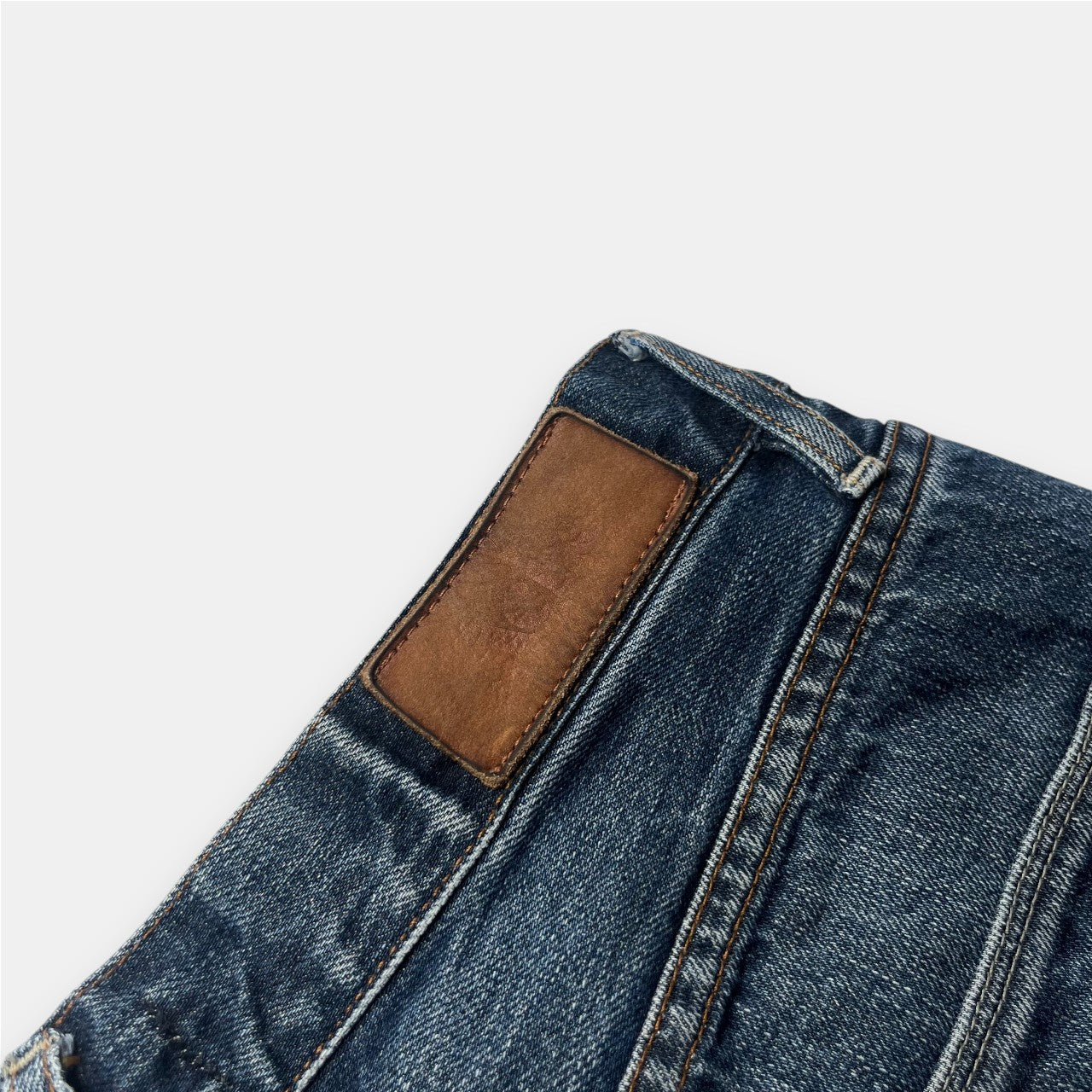 Acne “Moc Raw” Straight Leg Raw Denim Jeans (34/32)