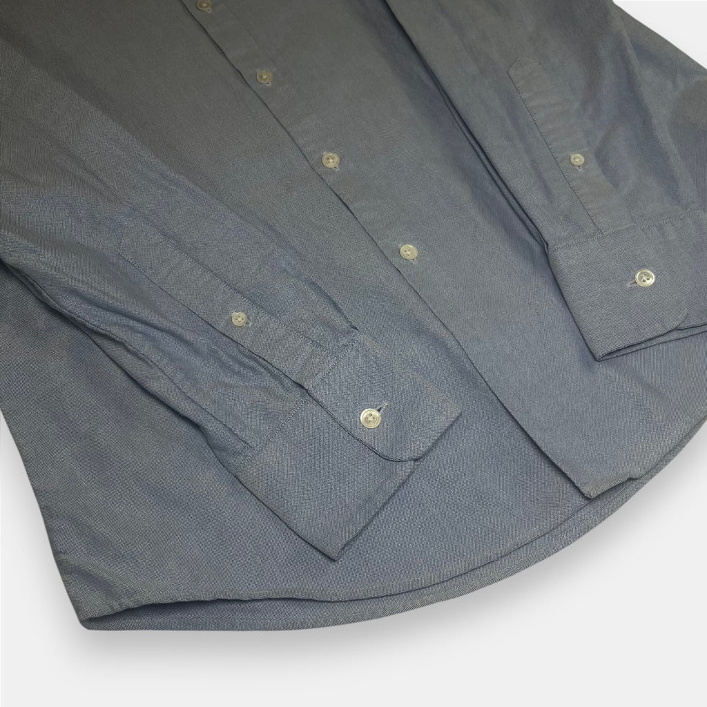 Acne Jeans Button Up Shirt Blue