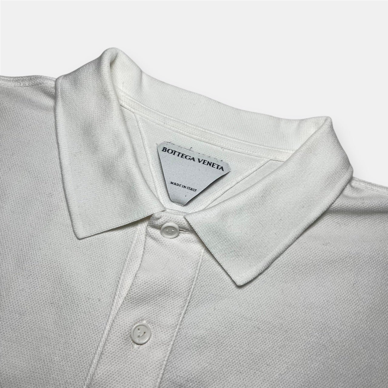 Bottega Veneta White Polo Shirt 2020