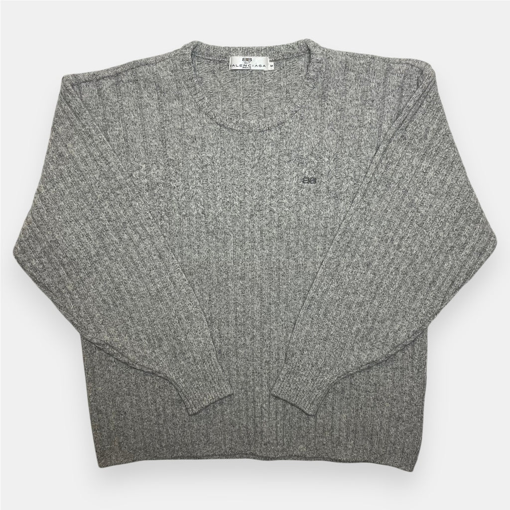 Balenciaga Golf Unreleased SAMPLE Knit Sweater Gray