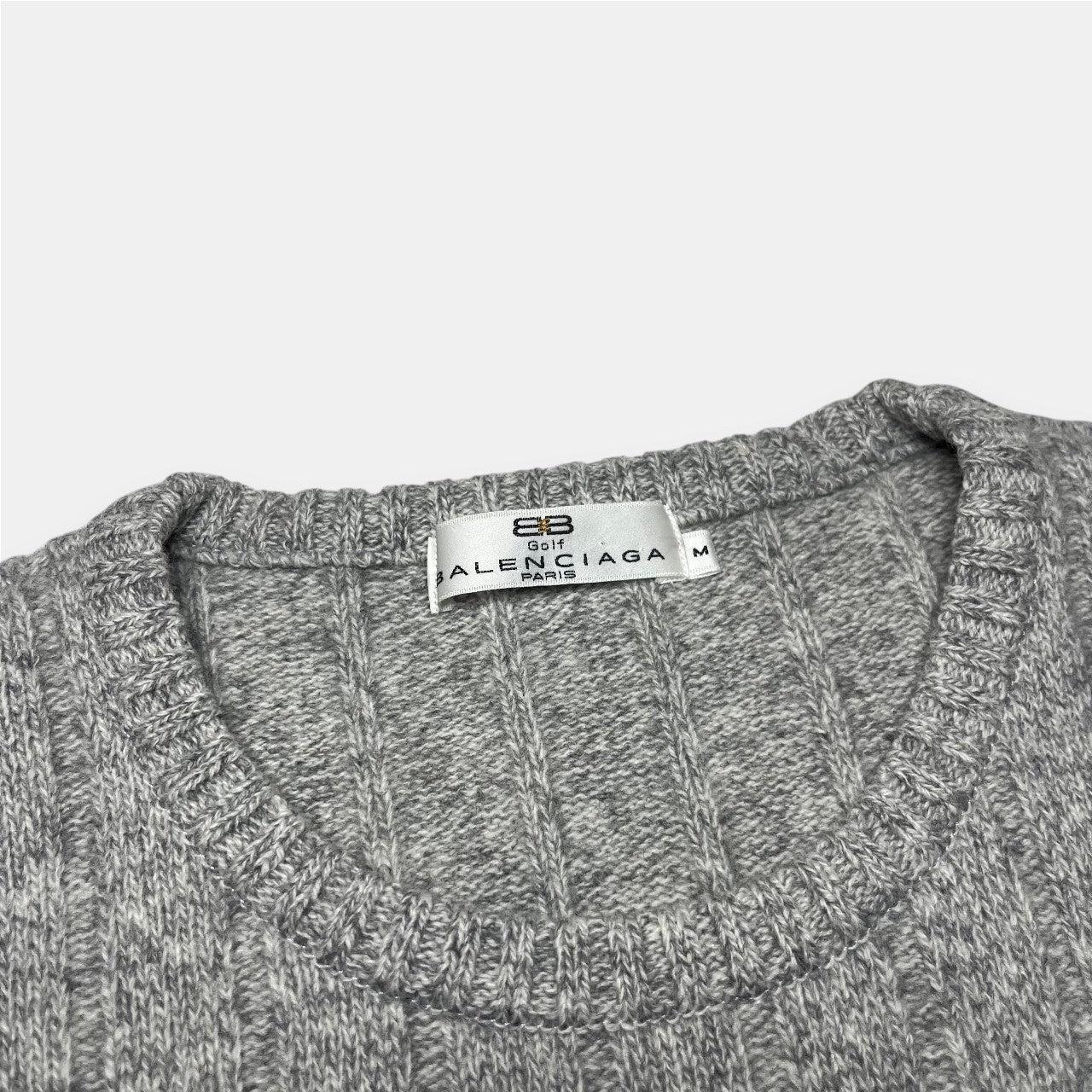 Balenciaga Golf Unreleased SAMPLE Knit Sweater Gray