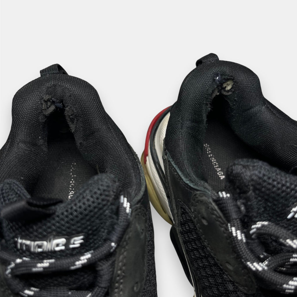 Balenciaga FW18 Triple S “Bred” in Black, Red & White