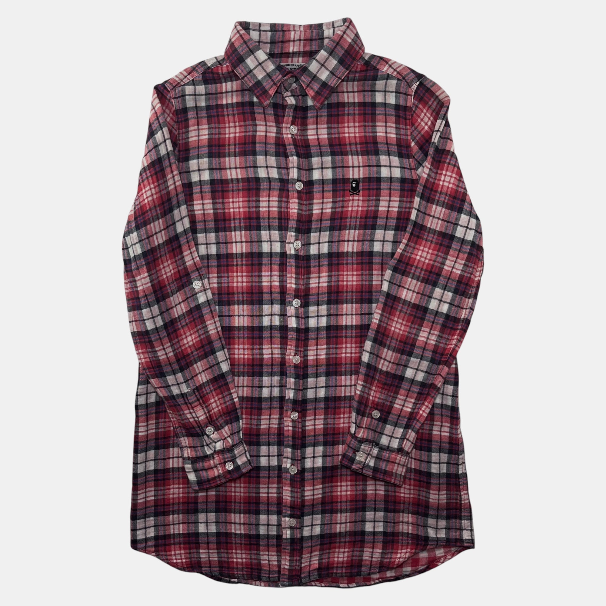 Bape Pirate Store Button Up Flannel Shirt