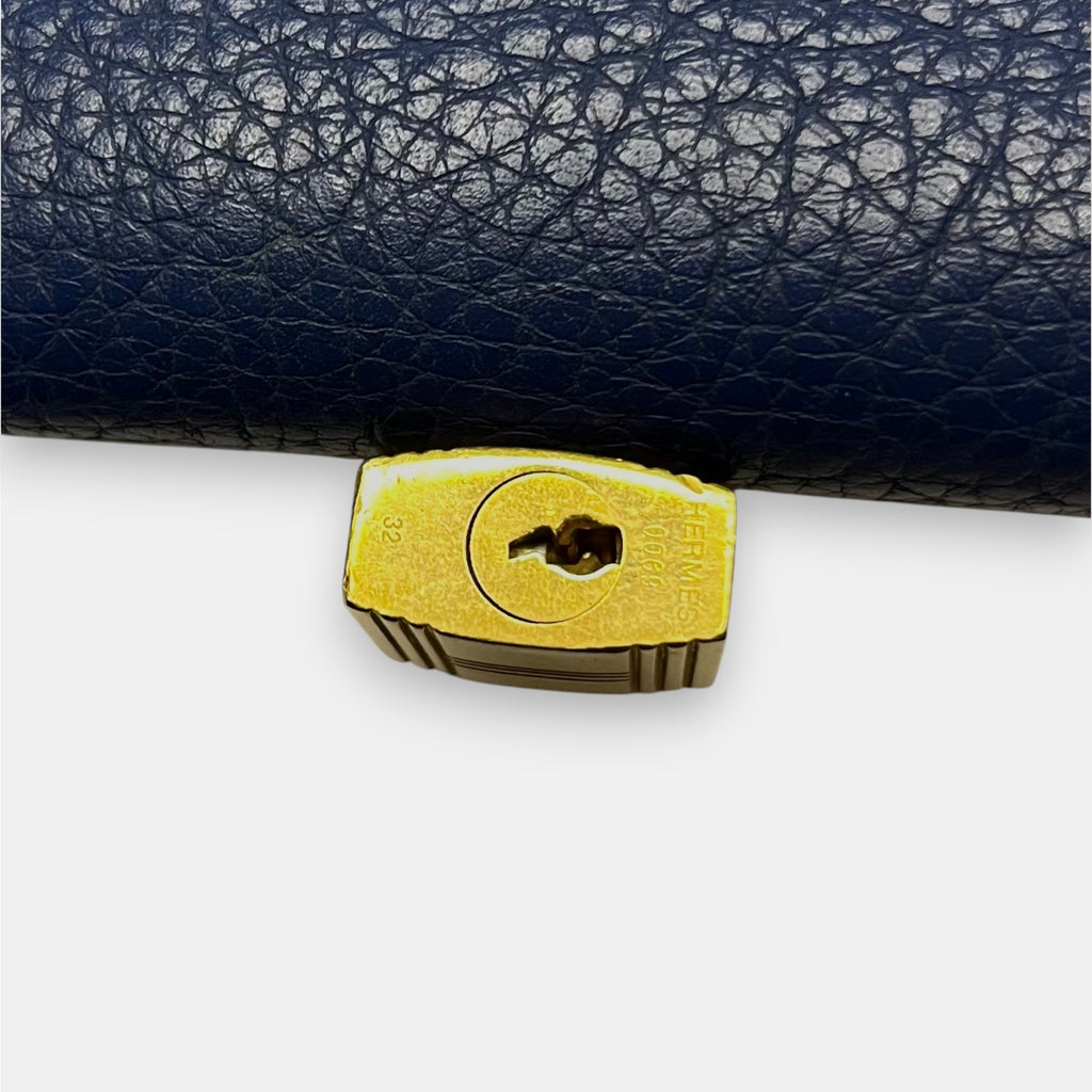 Hermès Birkin 40 Togo Leather a Bleu de Prusse 2009 with Original Box & Bags