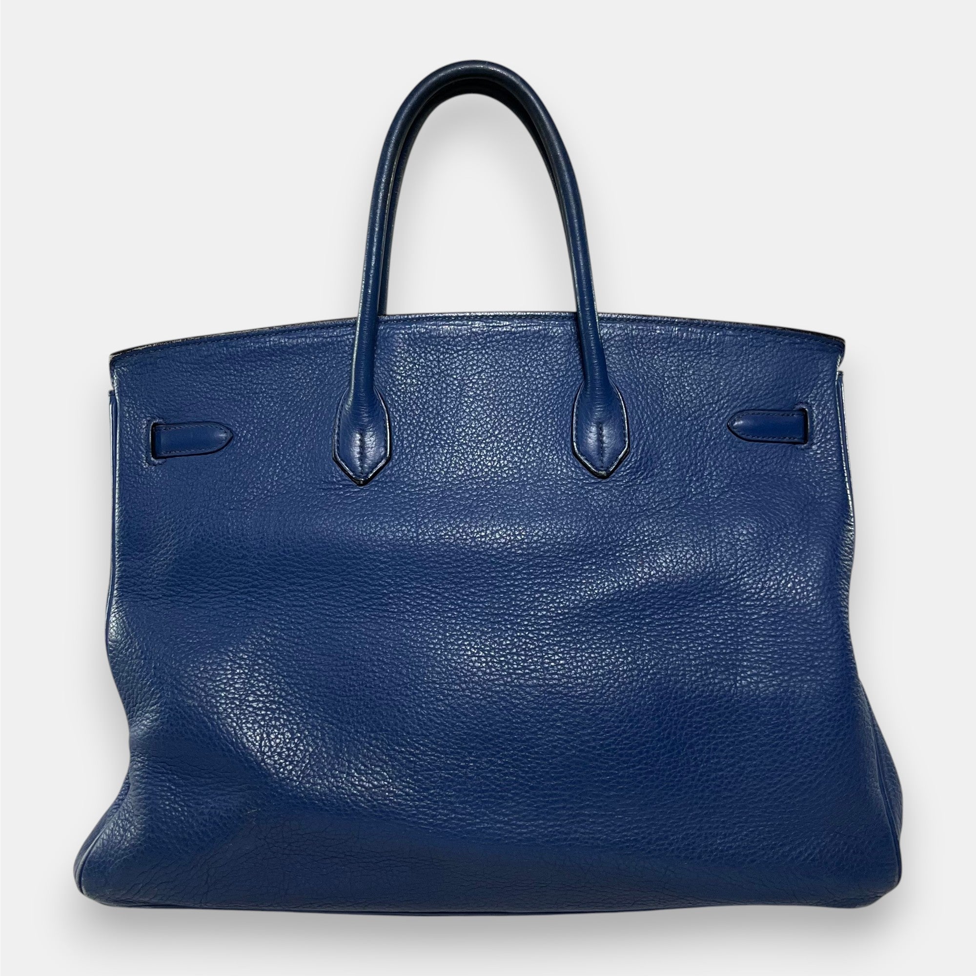 Hermès Birkin 40 Togo Leather a Bleu de Prusse 2009 with Original Box & Bags