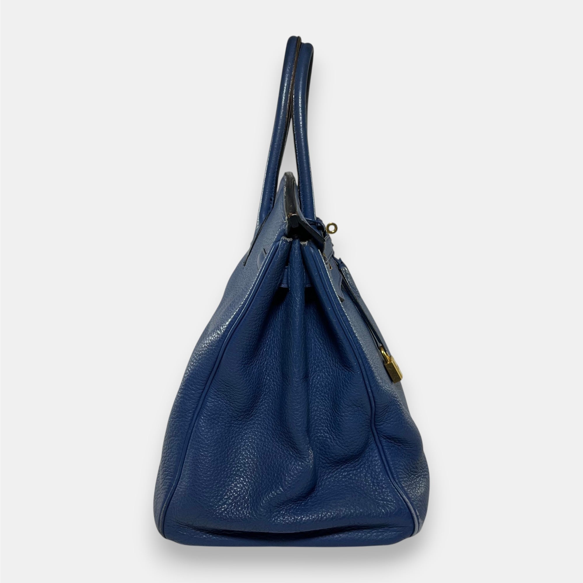 Hermès Birkin 40 Togo Leather a Bleu de Prusse 2009 with Original Box & Bags
