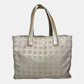 Chanel Travel Line Beige Bag Medium 2005
