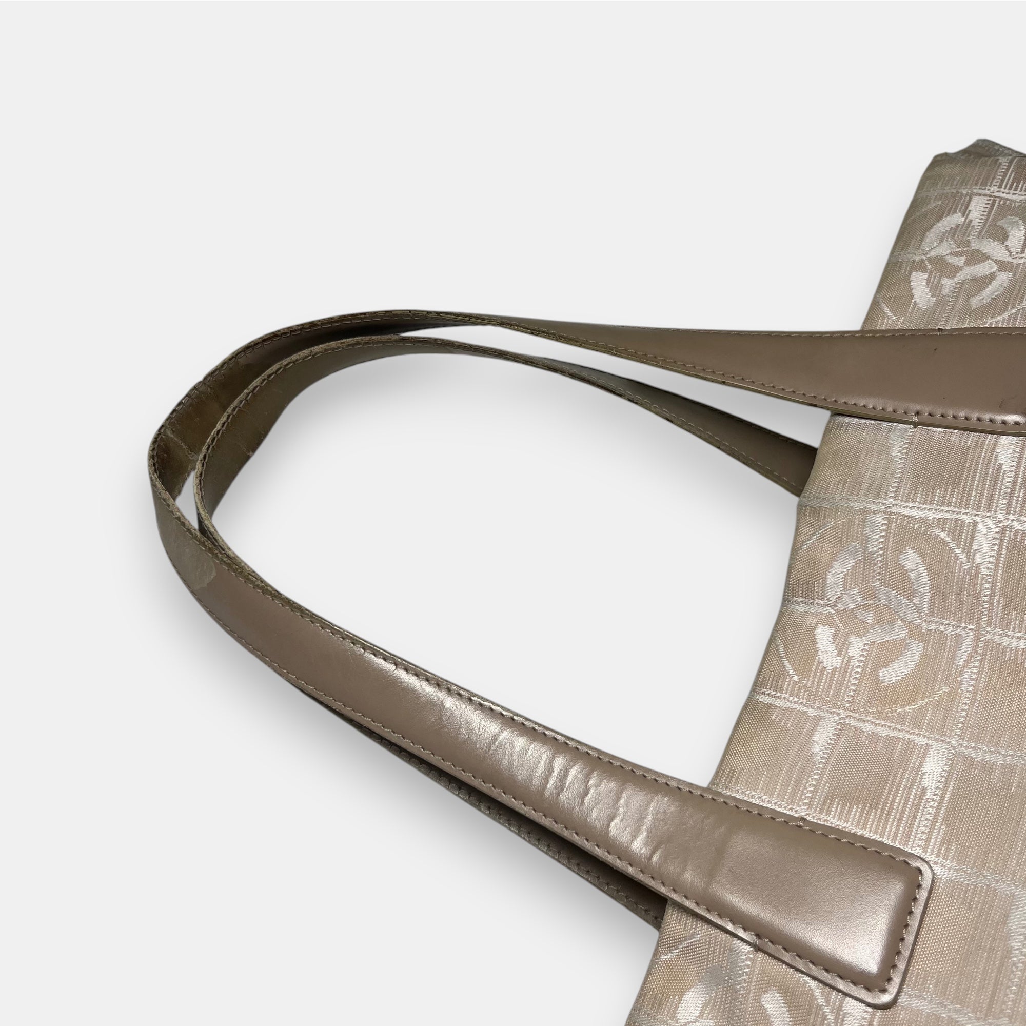 Chanel Travel Line Beige Bag Medium 2005