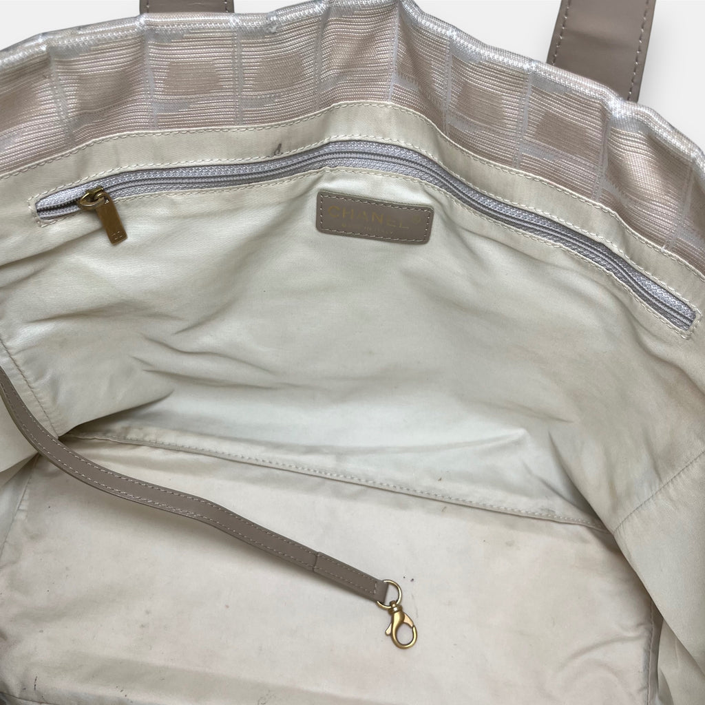 Chanel Travel Line Beige Bag Medium 2005