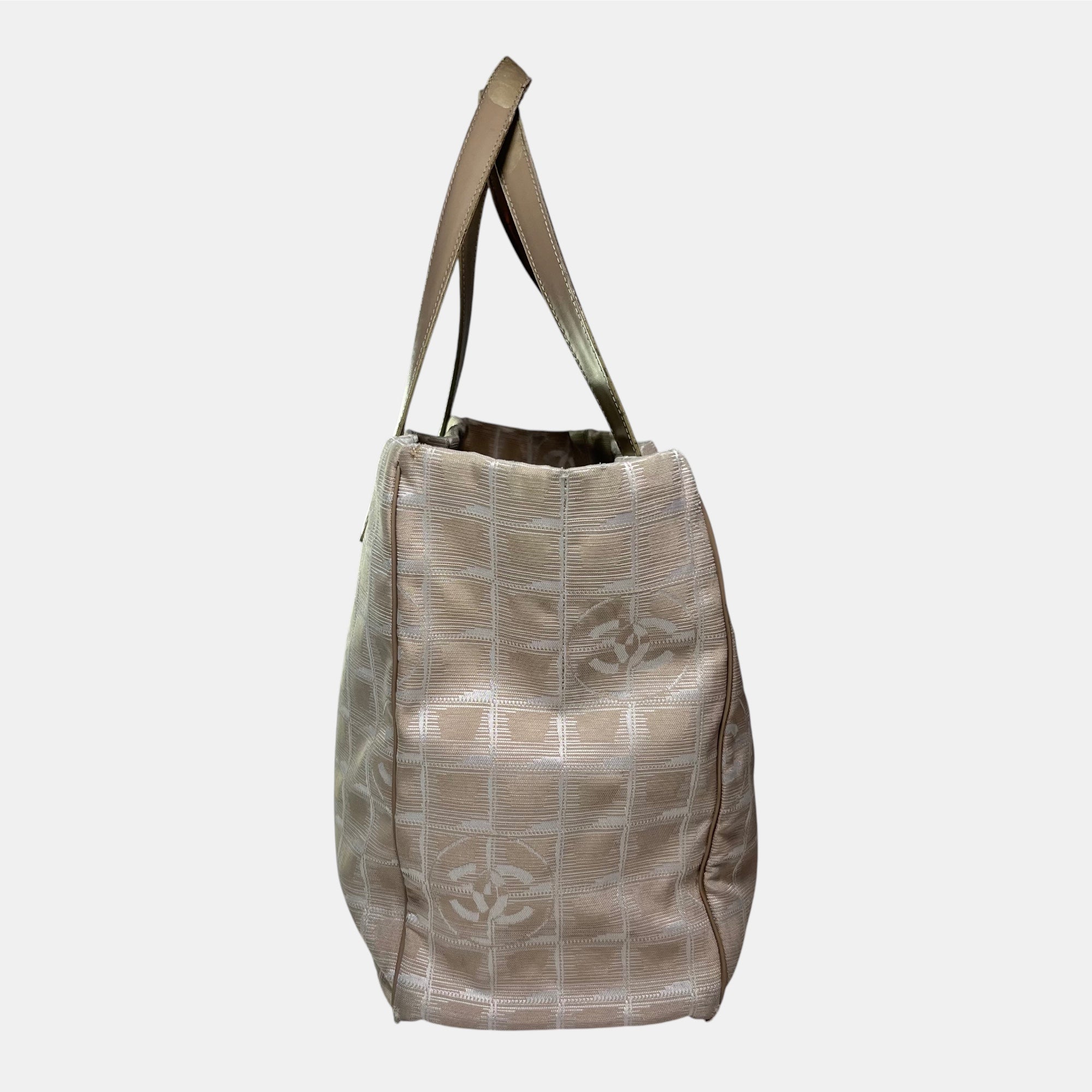 Chanel Travel Line Beige Bag Medium 2005