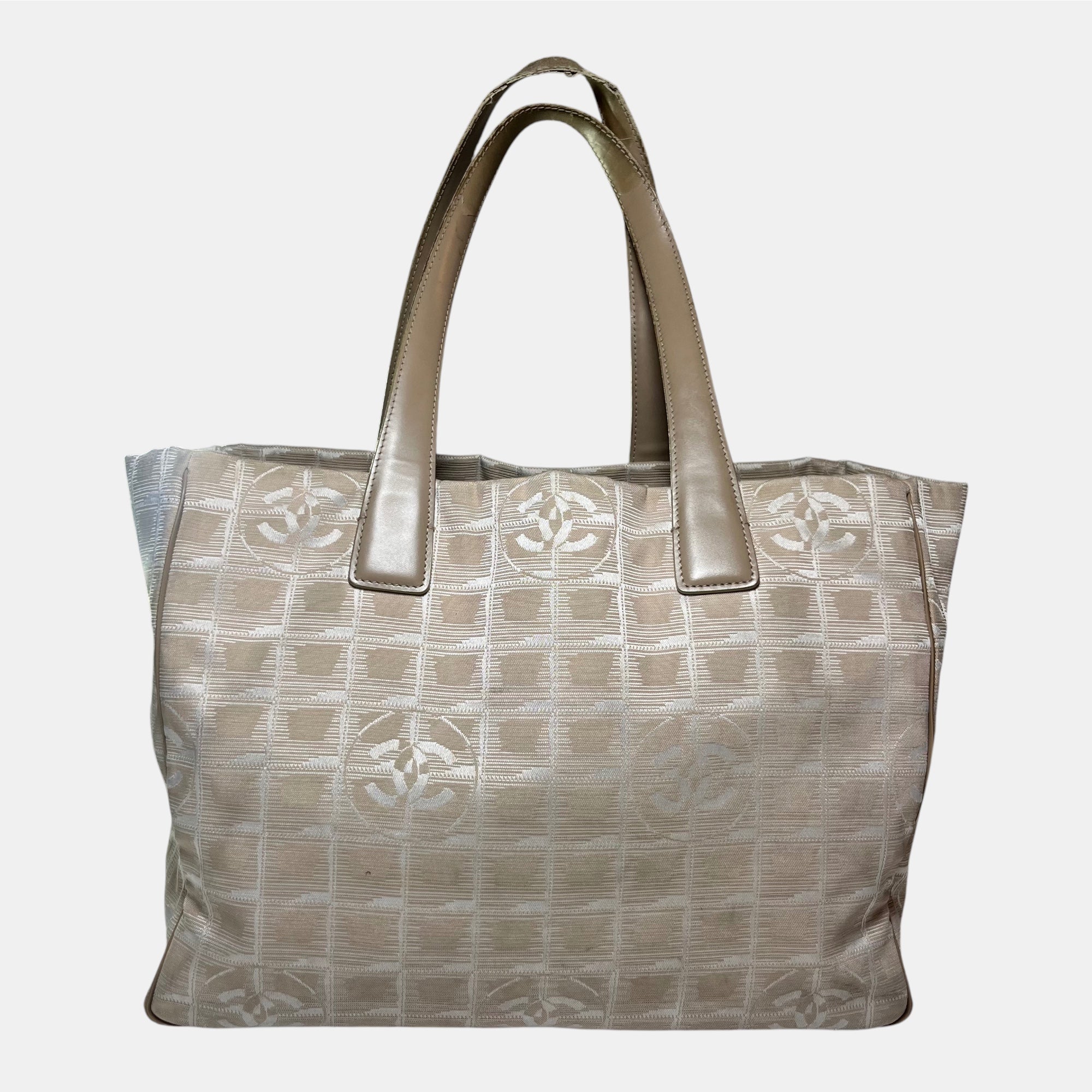 Chanel Travel Line Beige Bag Medium 2005