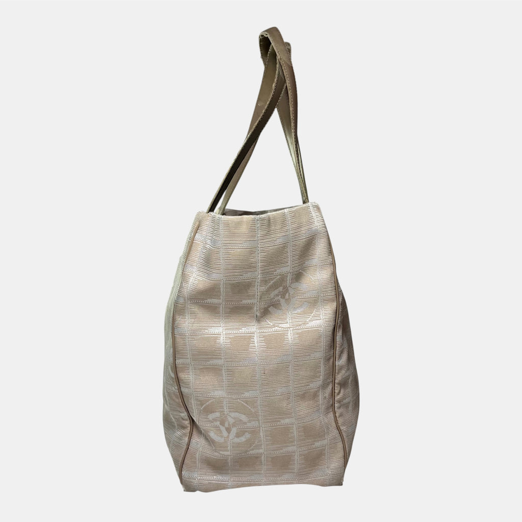 Chanel Travel Line Beige Bag Medium 2005
