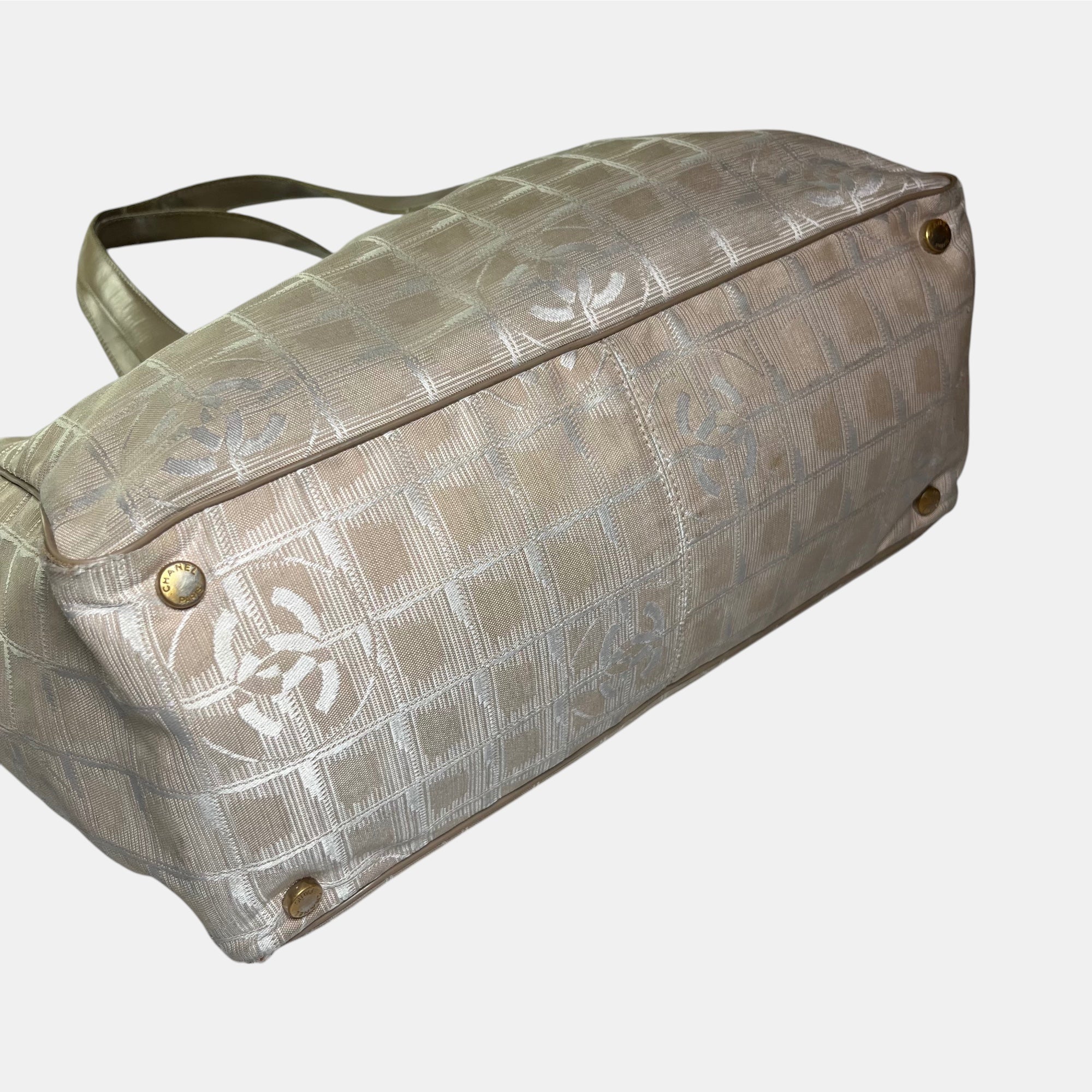 Chanel Travel Line Beige Bag Medium 2005