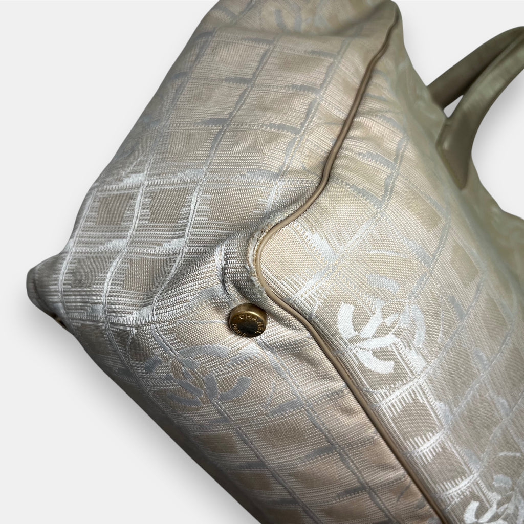 Chanel Travel Line Beige Bag Medium 2005