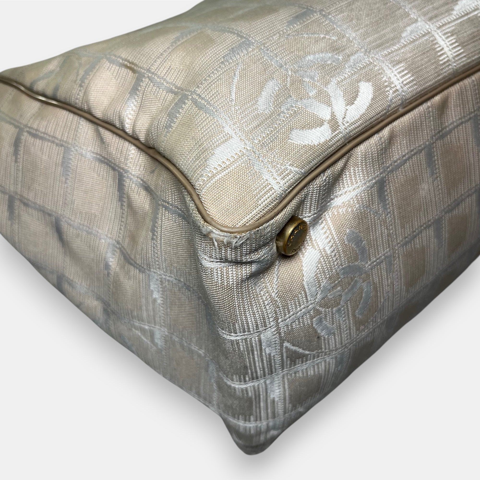 Chanel Travel Line Beige Bag Medium 2005