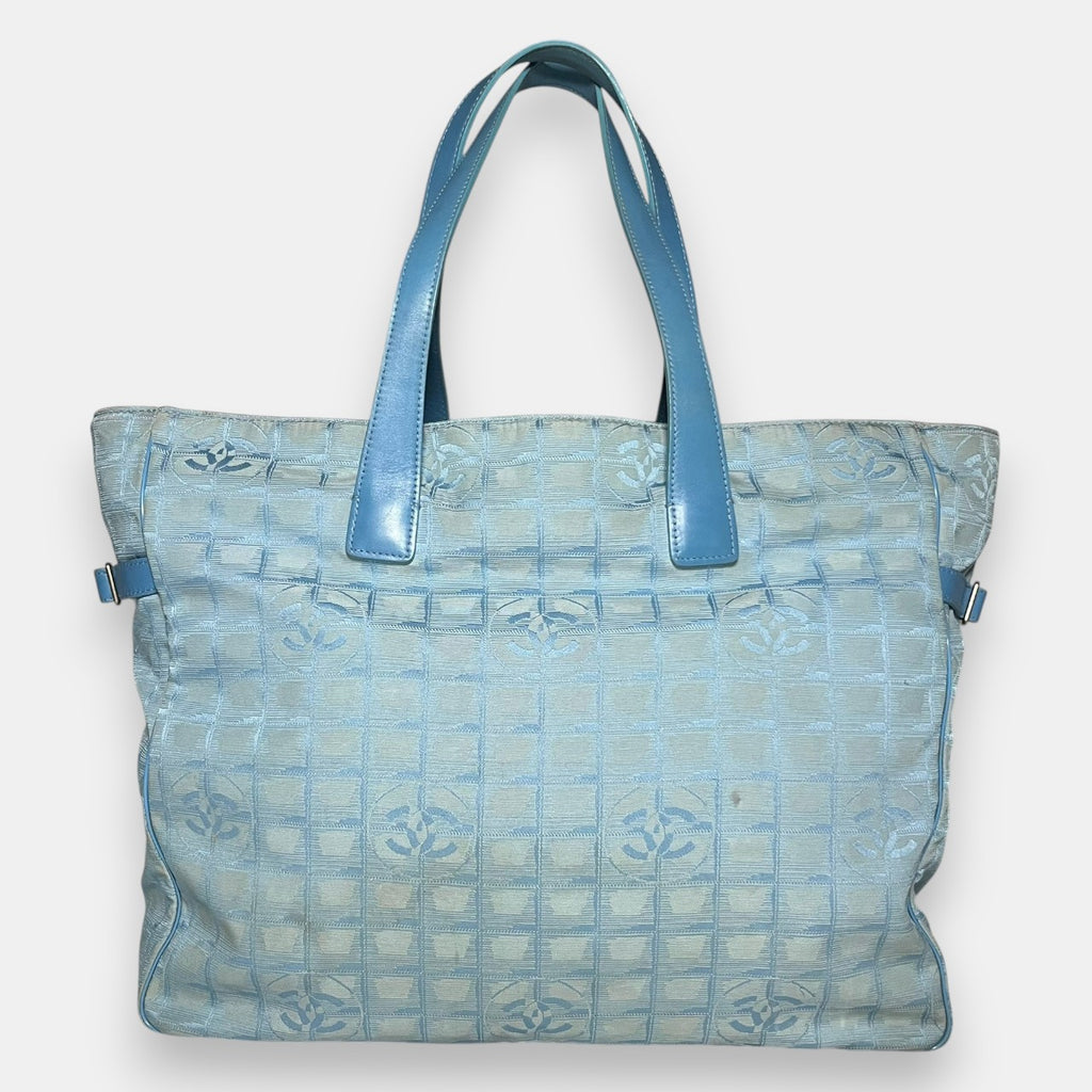 Chanel Travel Line Baby Blue Bag XL