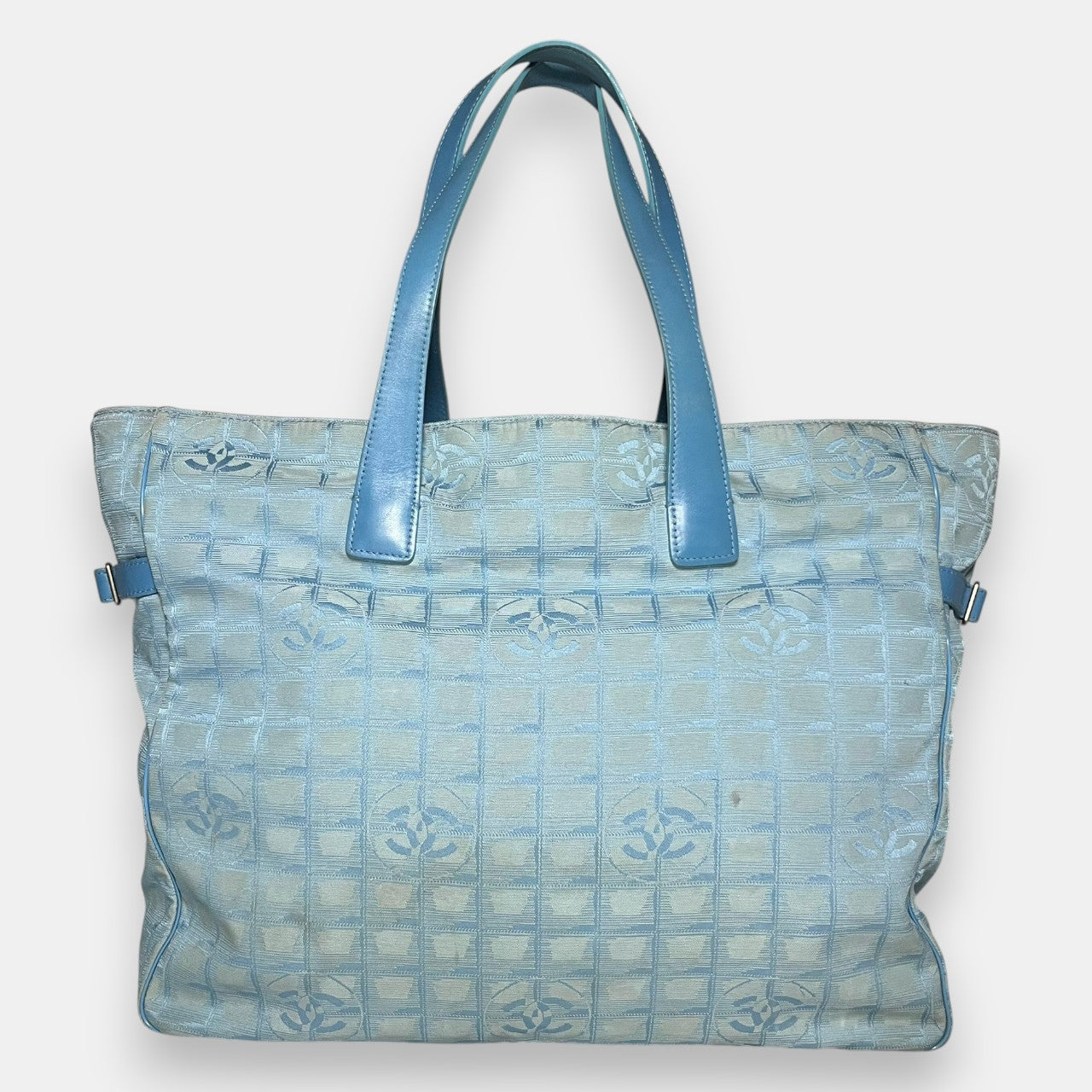 Chanel Travel Line Baby Blue Bag XL