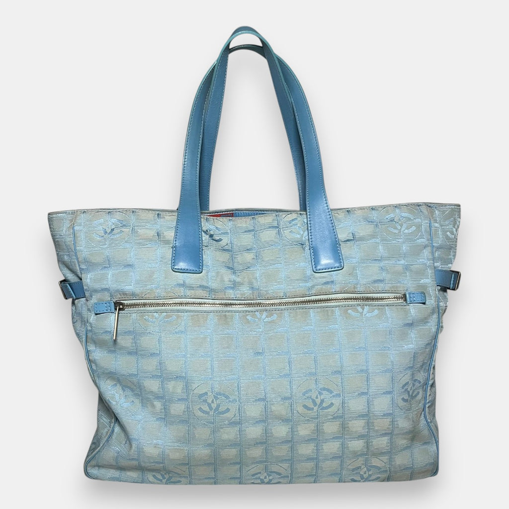 Chanel Travel Line Baby Blue Bag XL