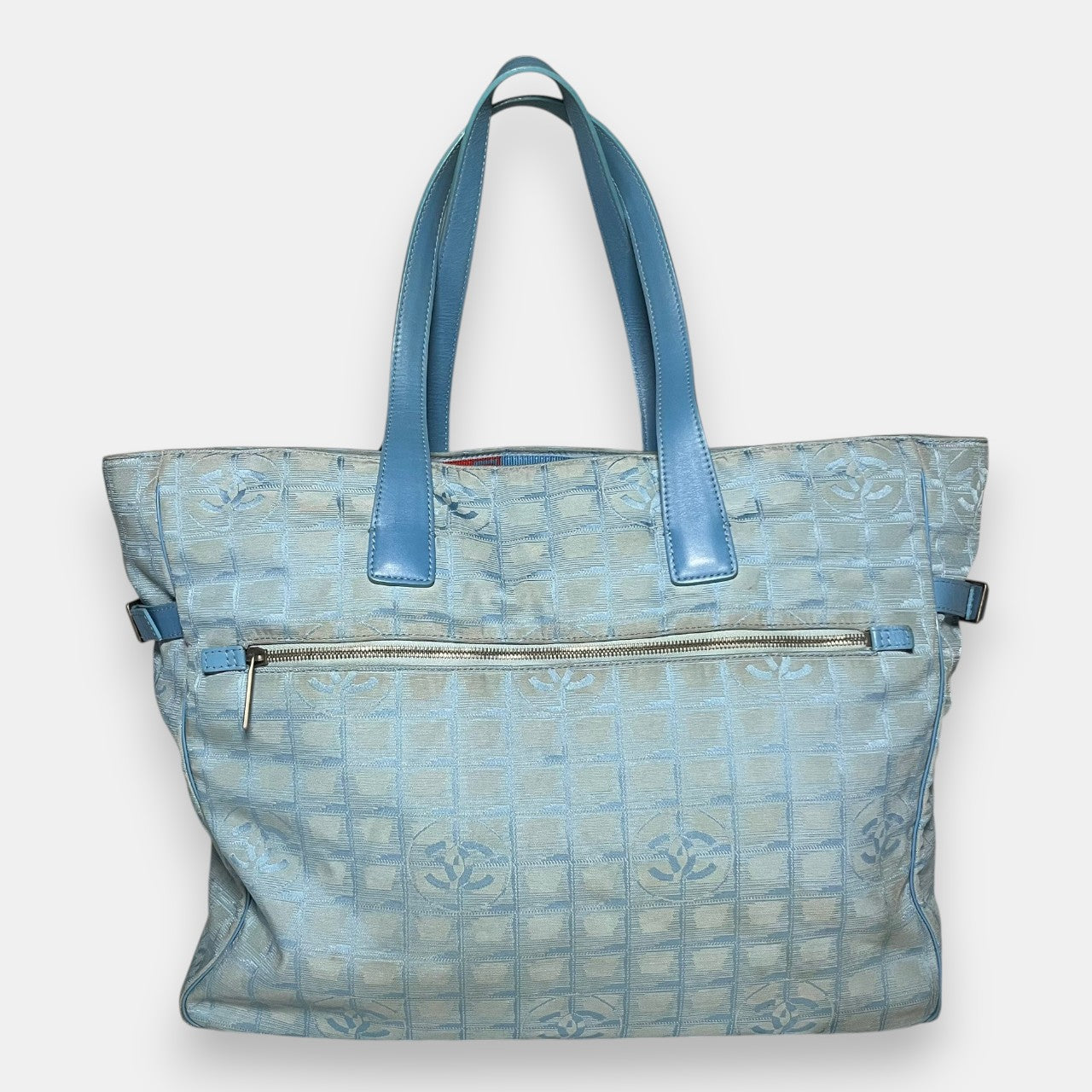 Chanel Travel Line Baby Blue Bag XL