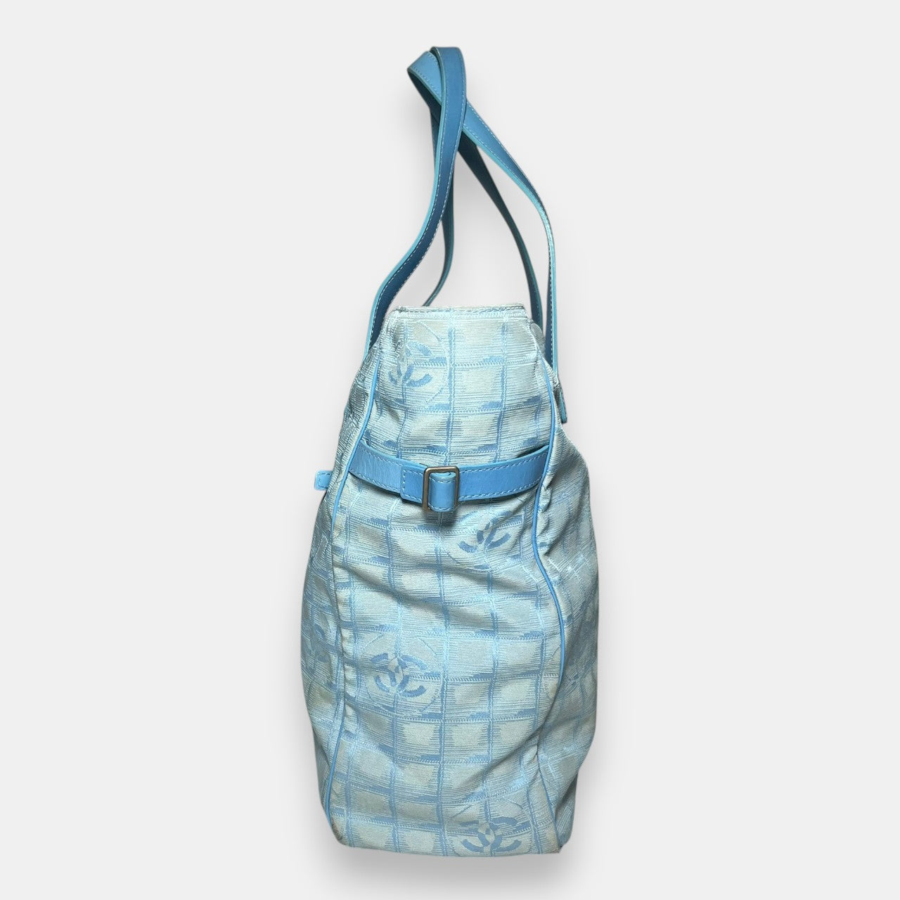 Chanel Travel Line Baby Blue Bag XL