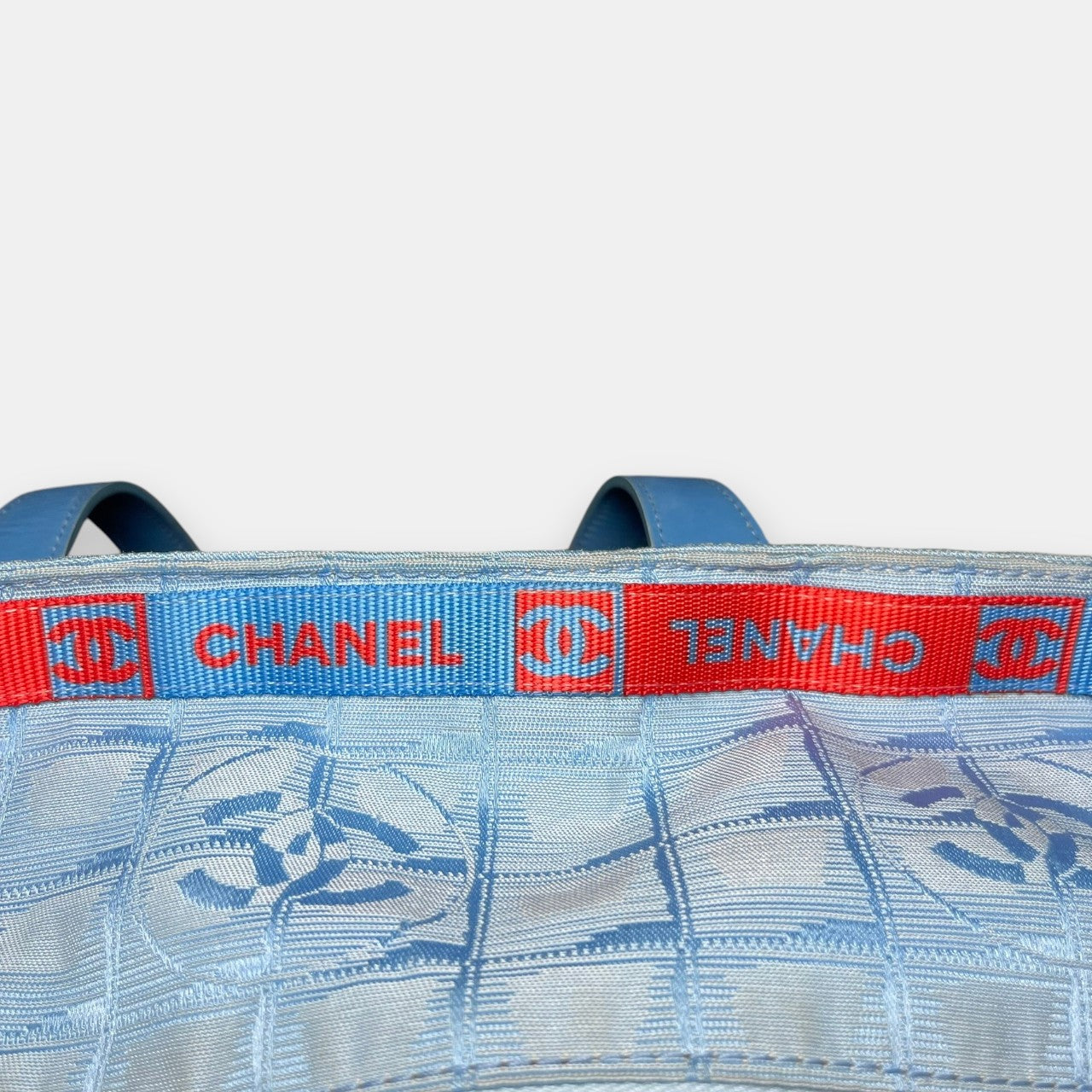 Chanel Travel Line Baby Blue Bag XL