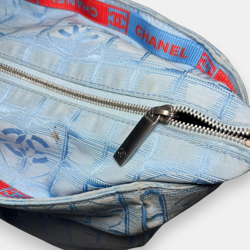 Chanel Travel Line Baby Blue Bag XL