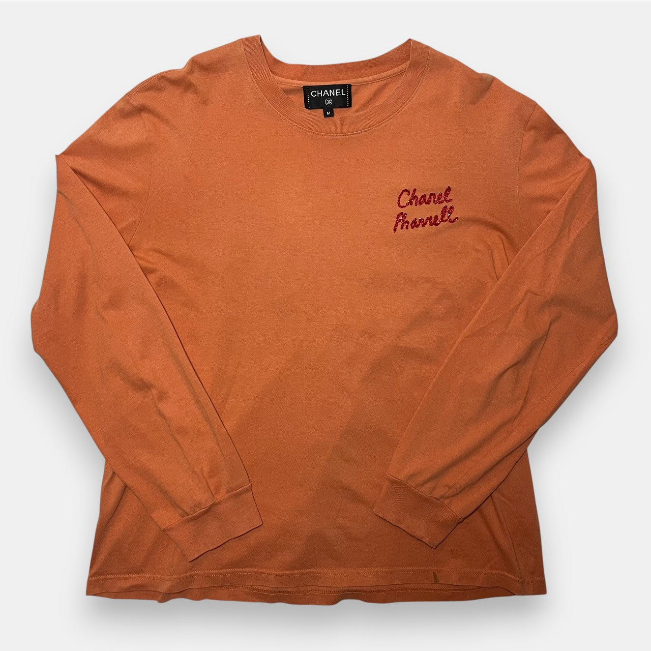 Chanel x Pharrell Orange Long Sleeve Shirt 2019