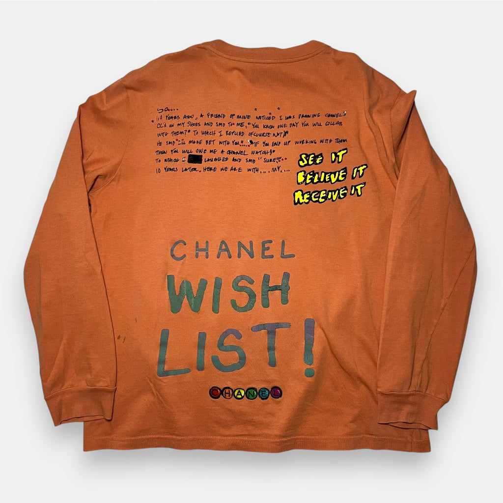 Chanel x Pharrell Orange Long Sleeve Shirt 2019