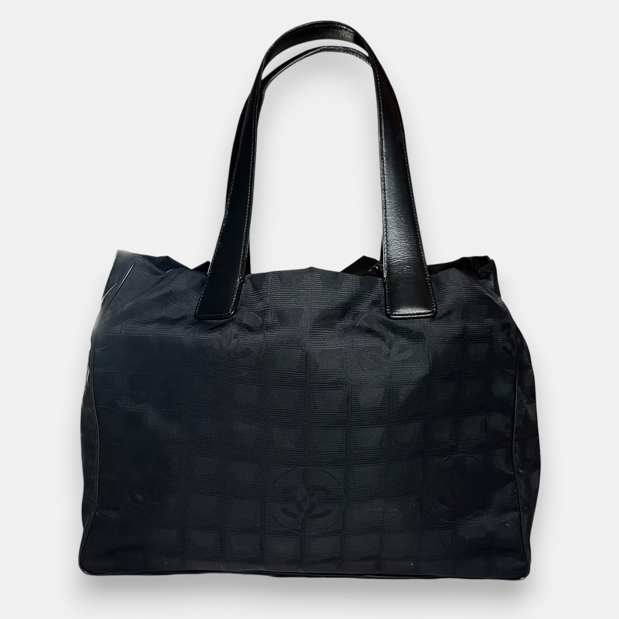 Chanel Travel Line Black Bag Medium 2002