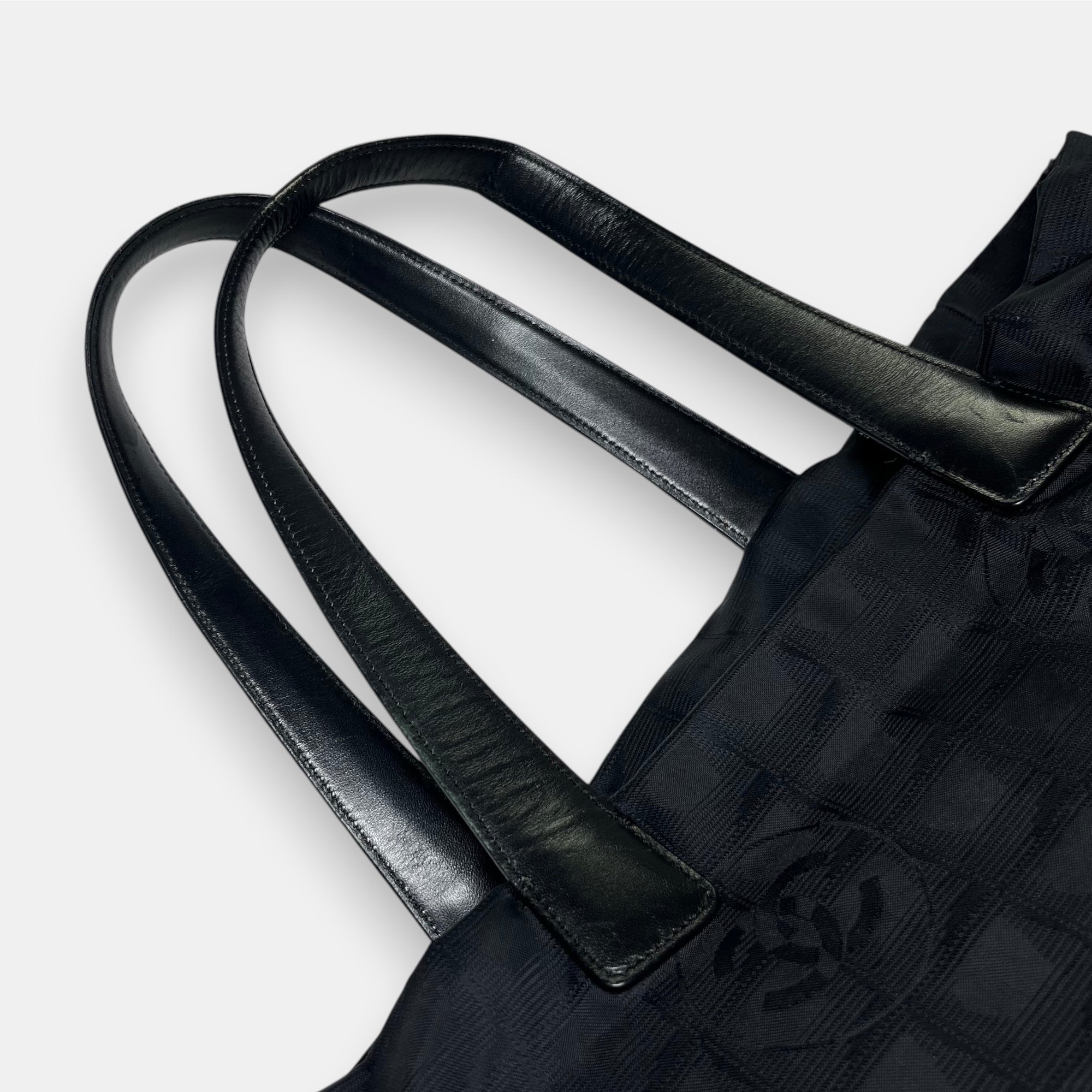 Chanel Travel Line Black Bag Medium 2002