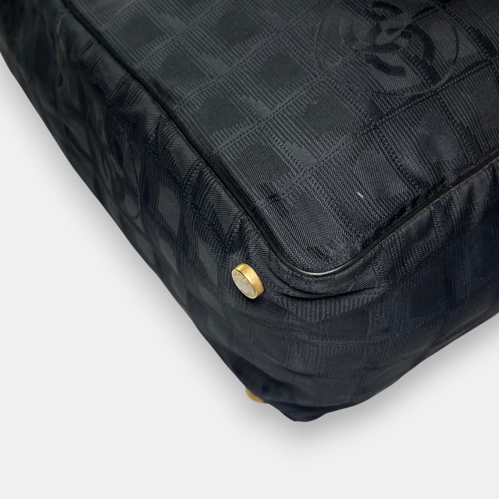 Chanel Travel Line Black Bag Medium 2002