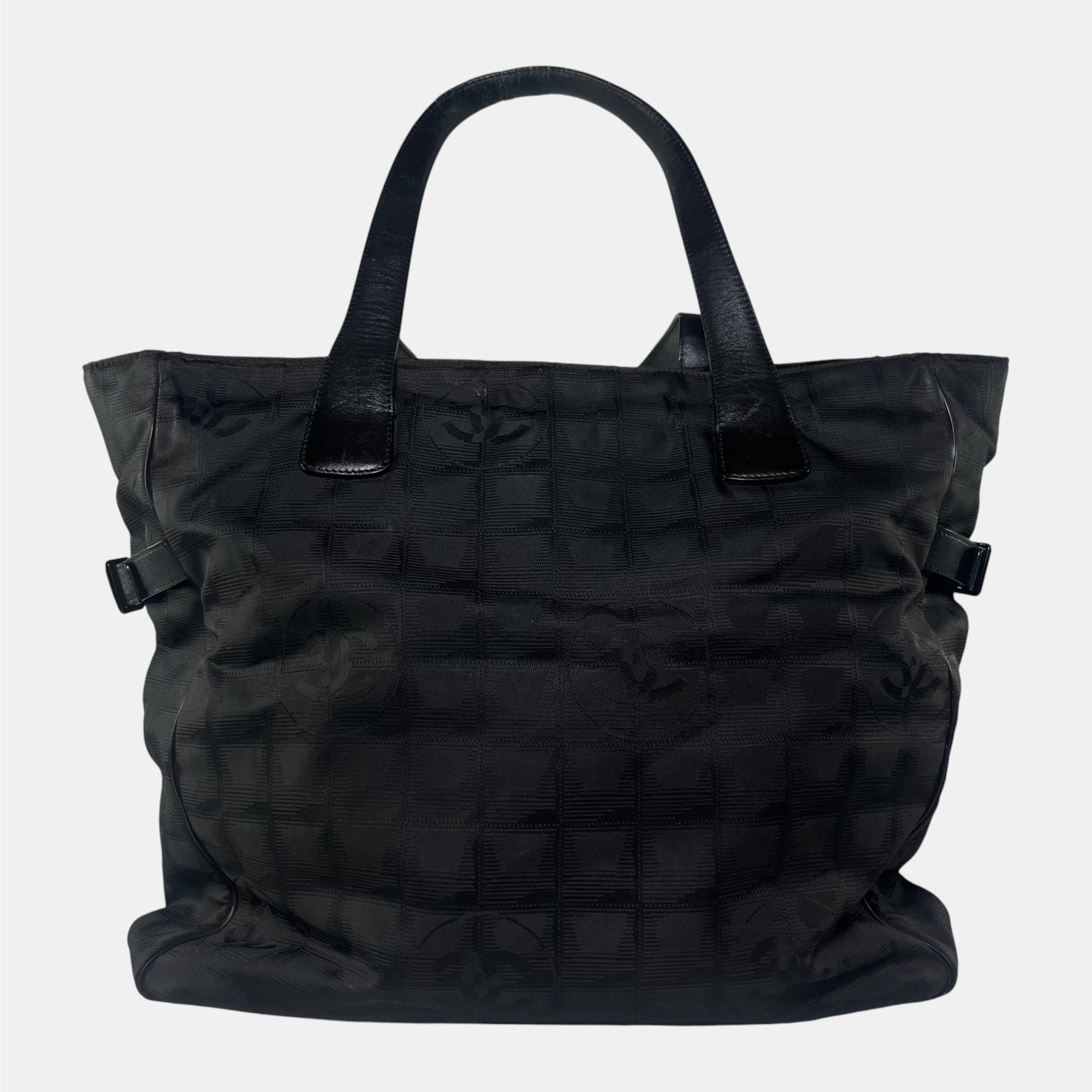 Chanel Travel Line Black Bag Large