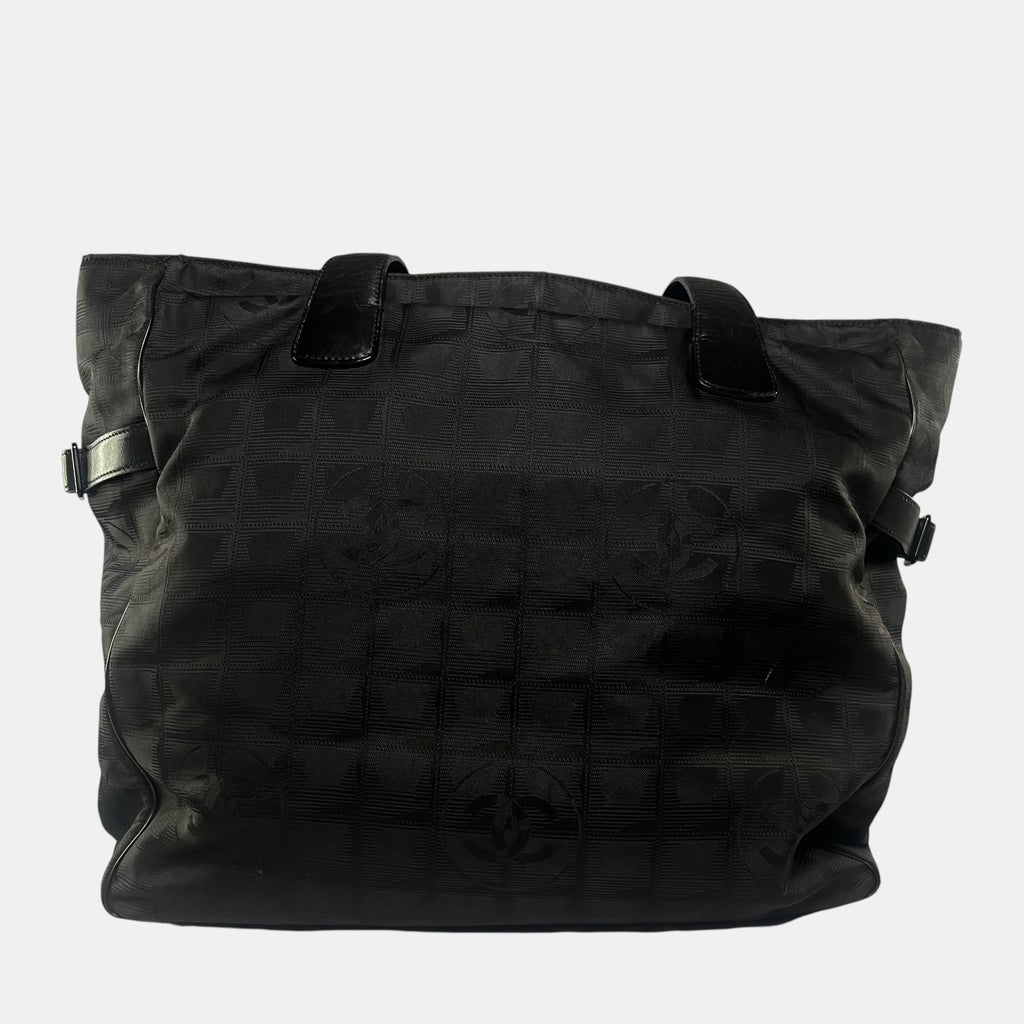Chanel Travel Line Black Bag Large