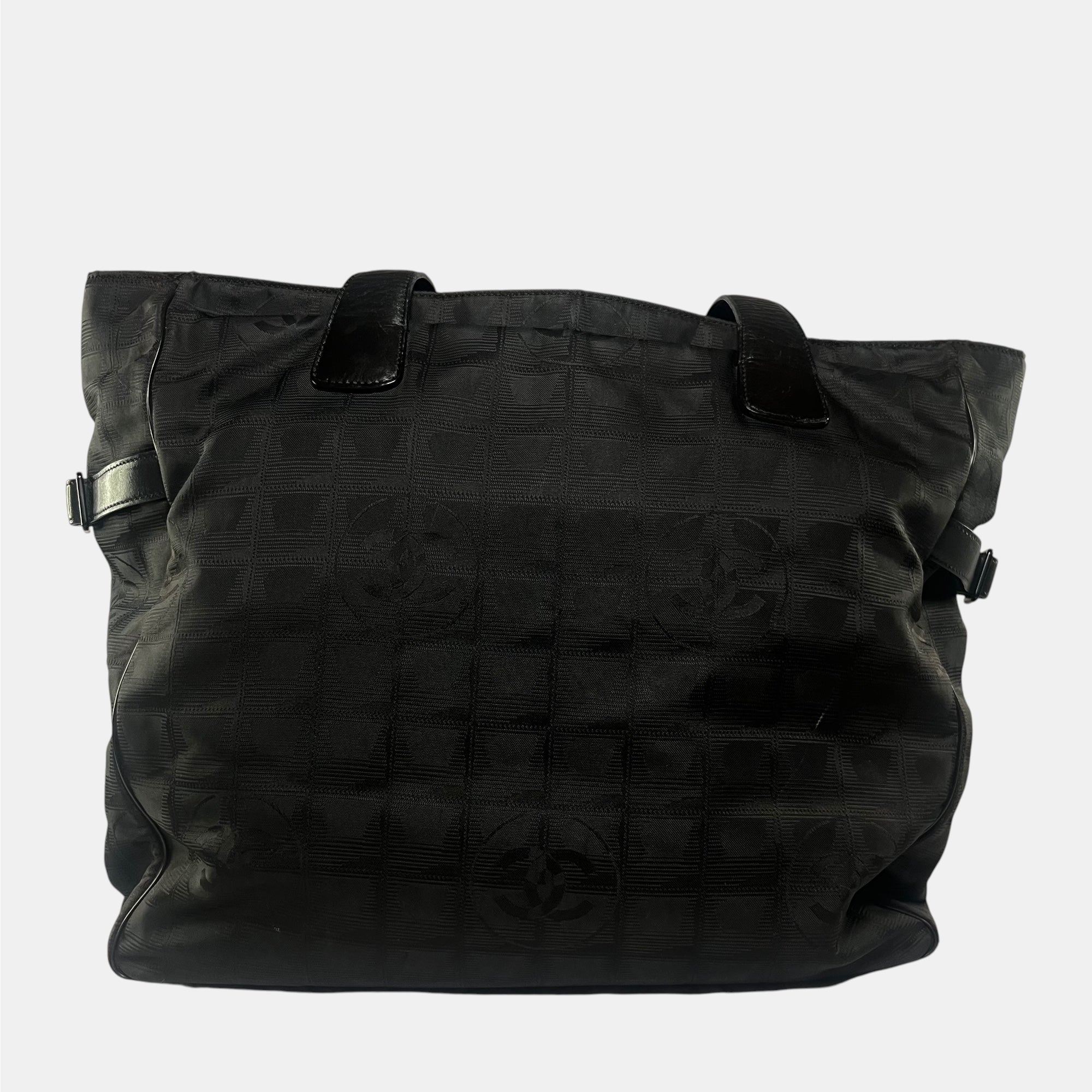 Chanel Travel Line Black Bag Large
