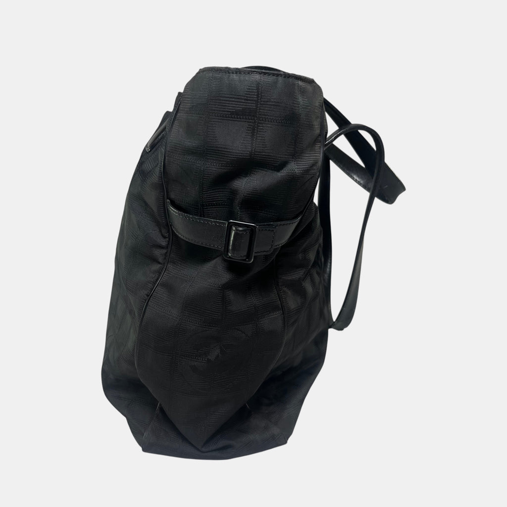 Chanel Travel Line Black Bag Large