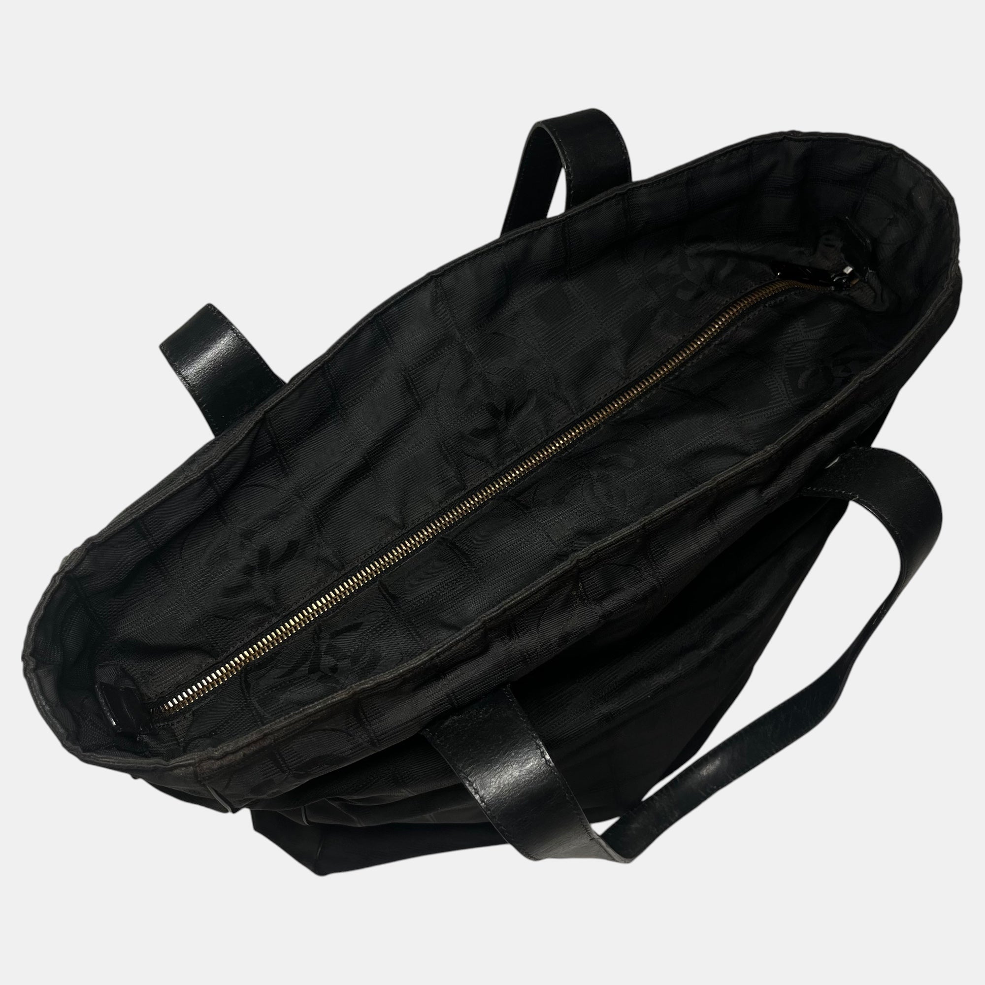 Chanel Travel Line Black Bag Large