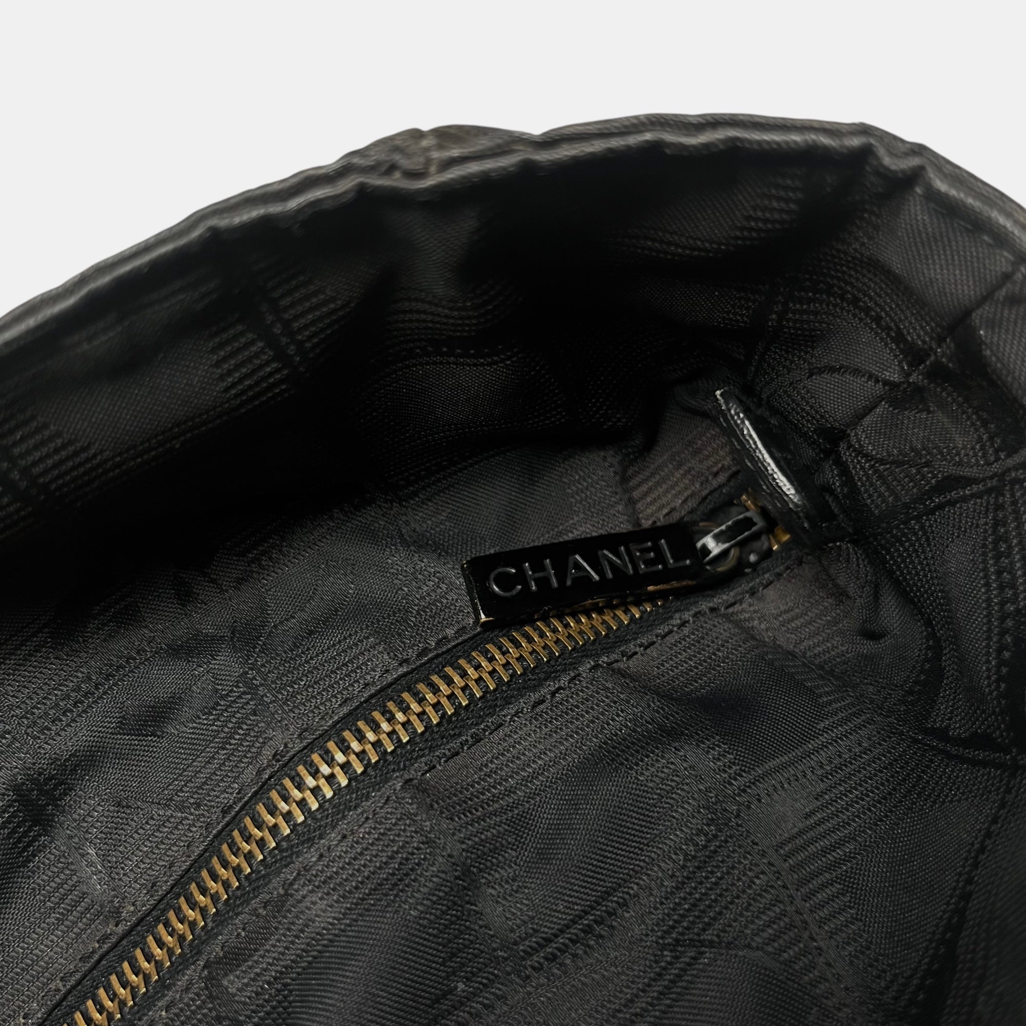 Chanel Travel Line Black Bag Large