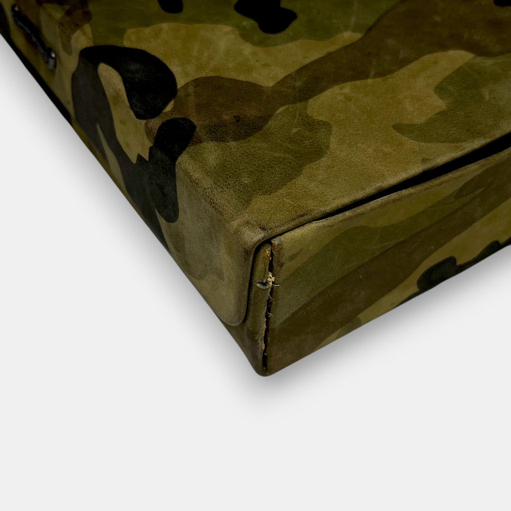 Chrome Hearts Camo Leather Glasses Case