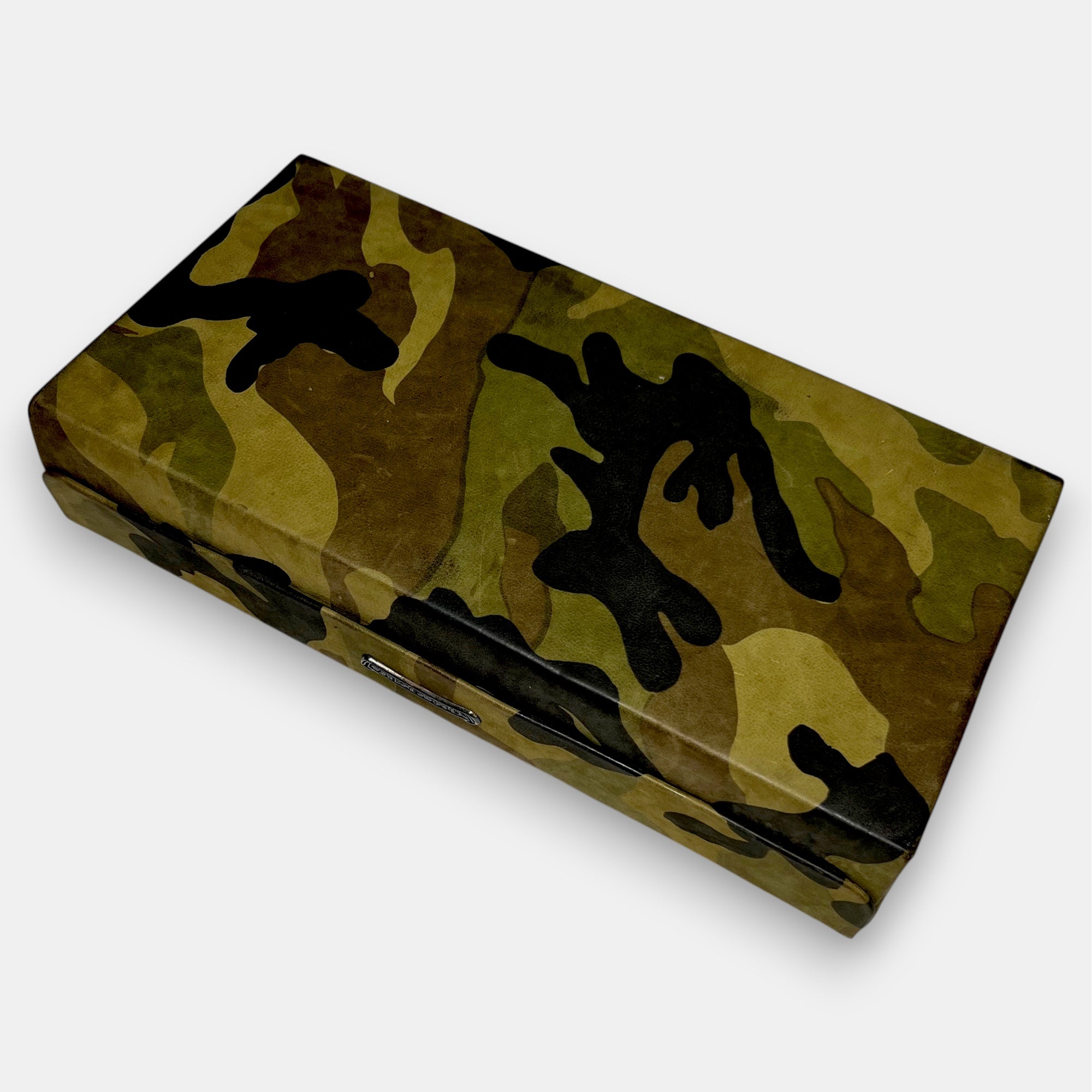 Chrome Hearts Camo Leather Glasses Case