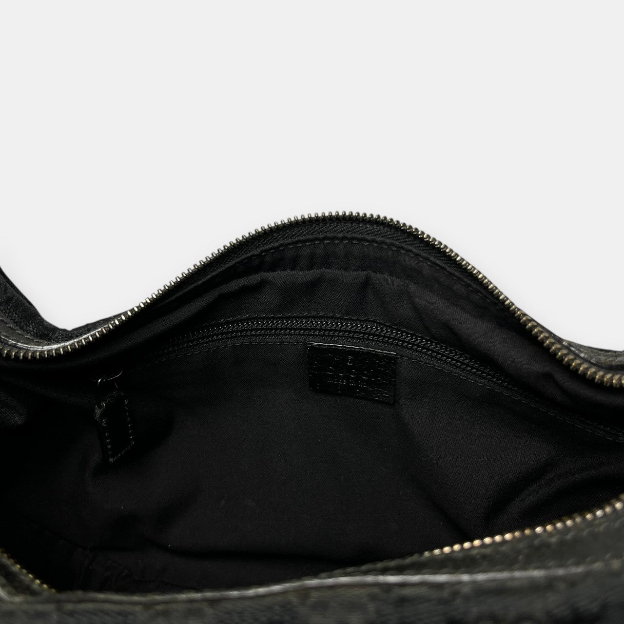 Gucci Black Canvas Shoulder Bag