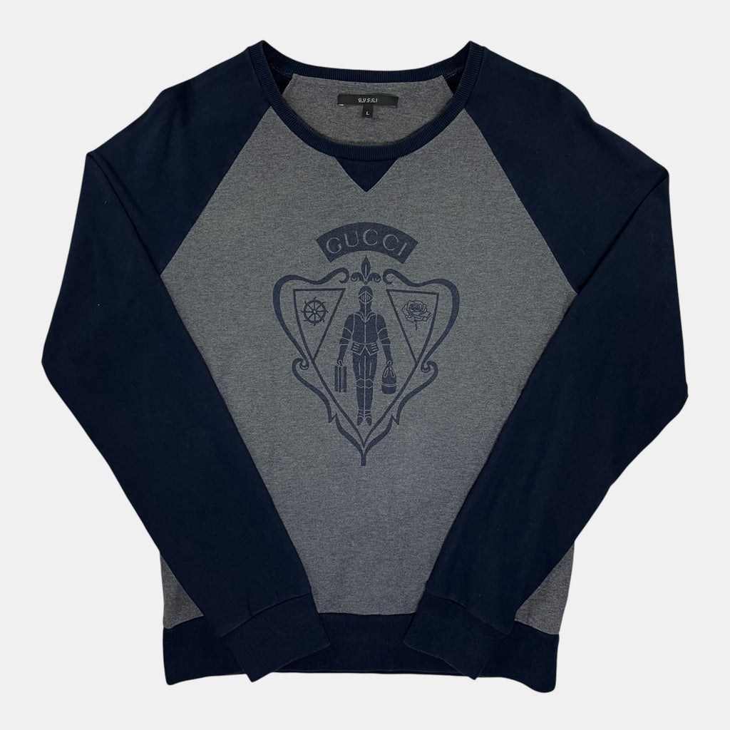 Gucci Long Sleeve Shirt Gucci Crest / Gucci Coat of Arms / Knight Logo