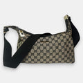 Gucci Shoulder Bag GG Canvas Black