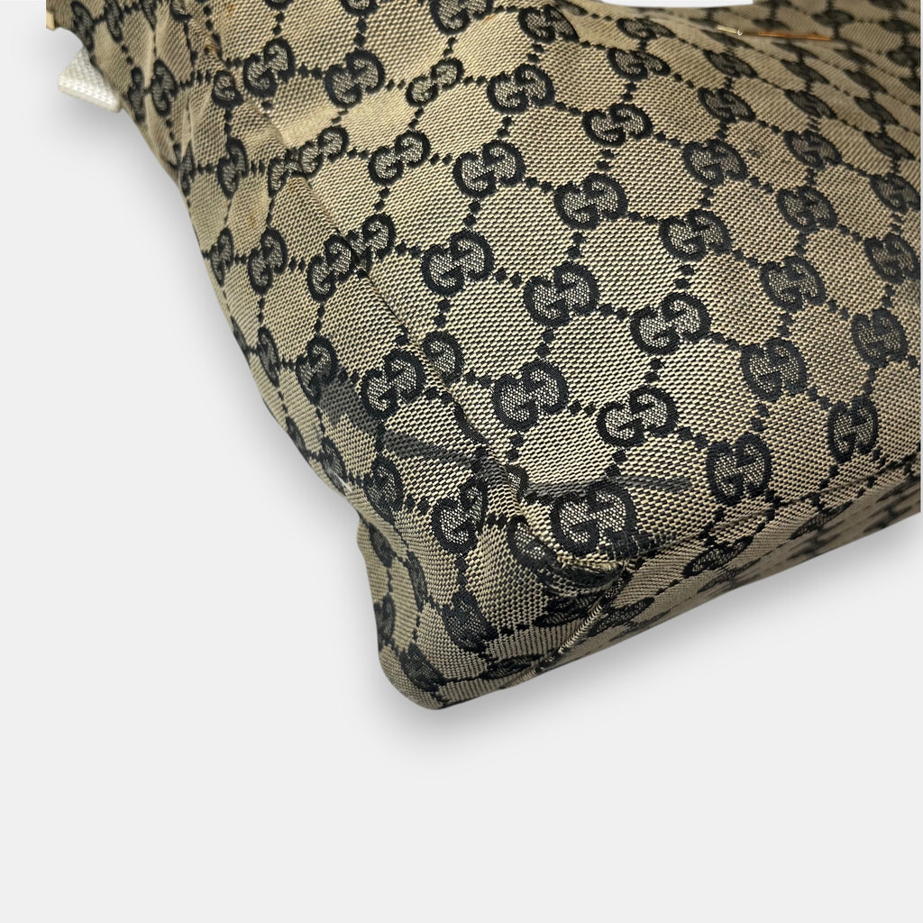 Gucci Shoulder Bag GG Canvas Black